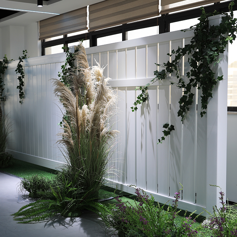 PVC Semi-Privacy fence