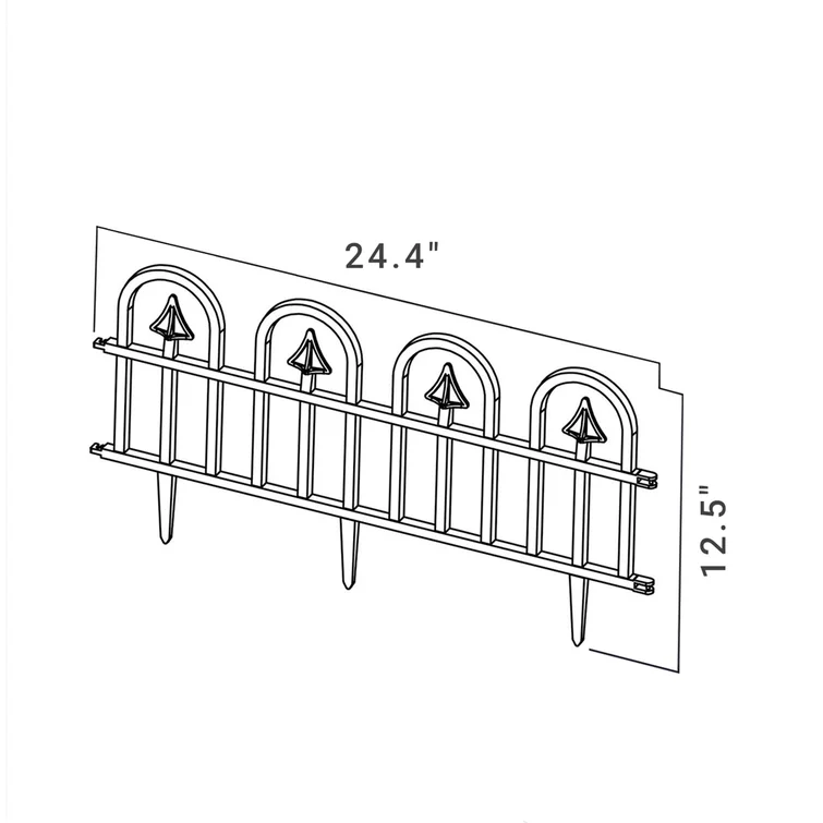 PVC Garden Small Fence