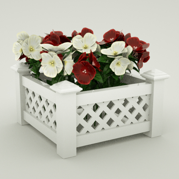 pvc Vinyl Planter Box