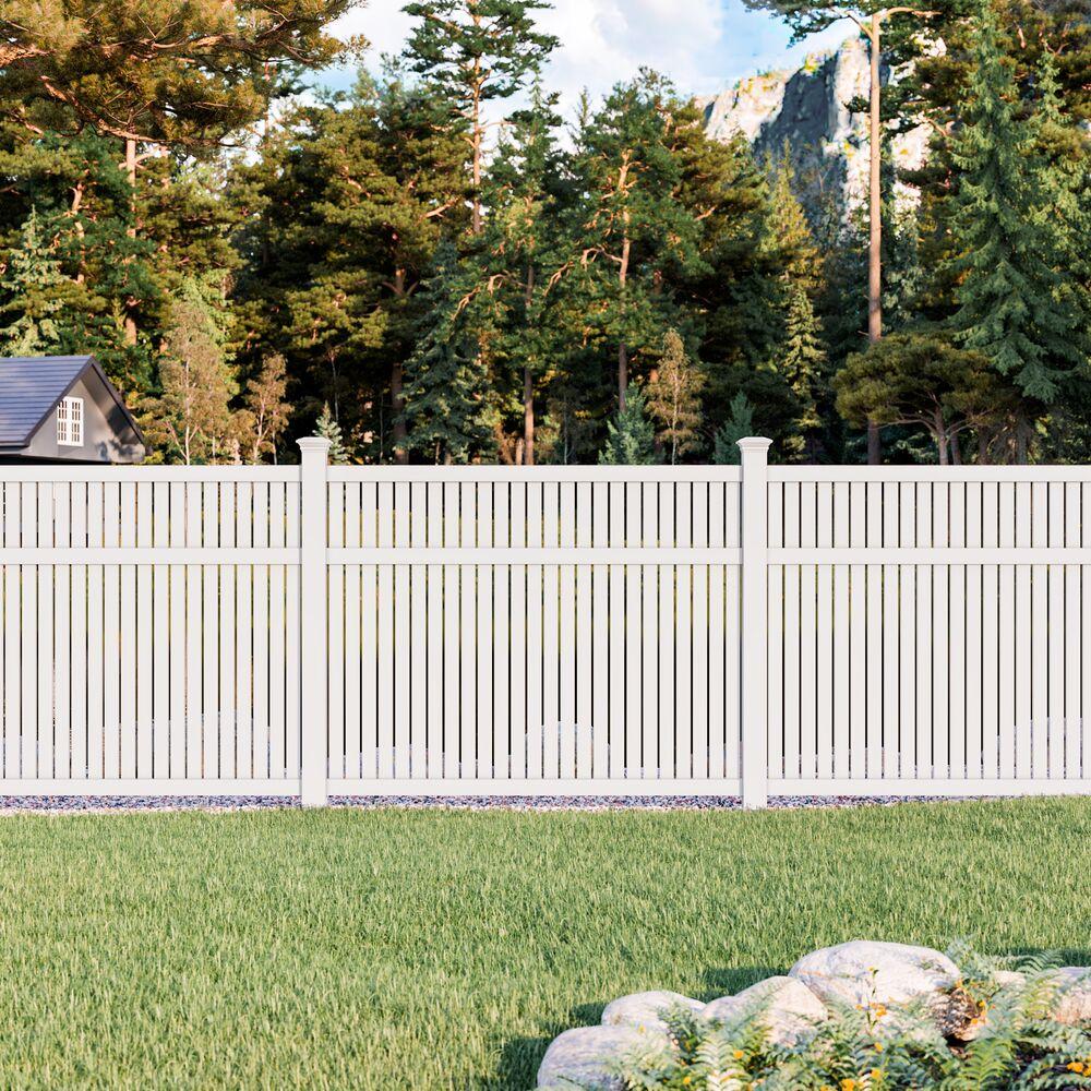PVC Semi-Privacy fence