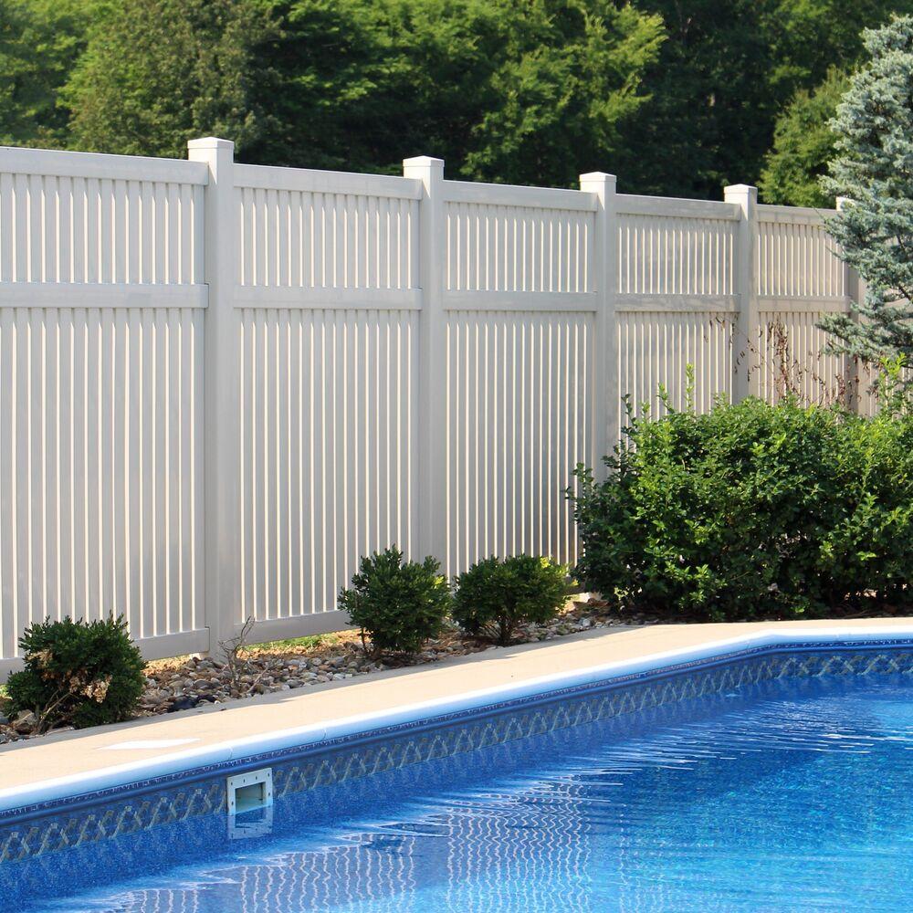 PVC Semi-Privacy fence