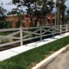 PVC Crossbuck Fence