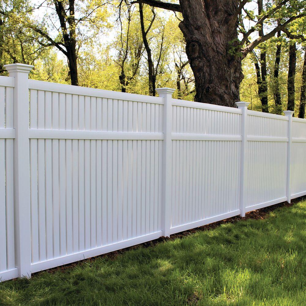 PVC Semi-Privacy fence