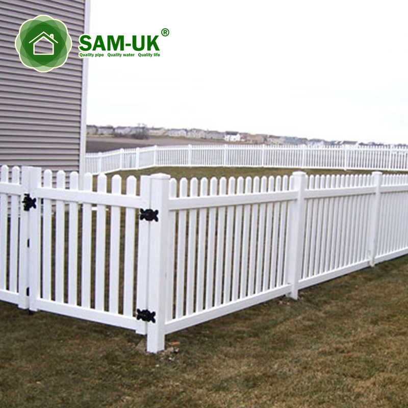 PVC Straight Picket fence