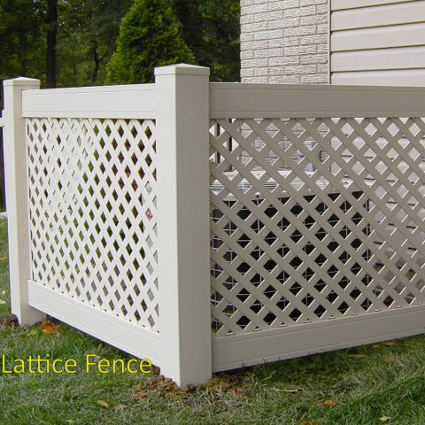 PVC Latice fence