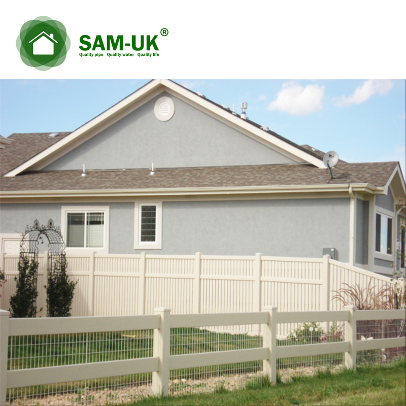 PVC Semi-Privacy fence