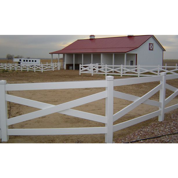 PVC Crossbuck Fence